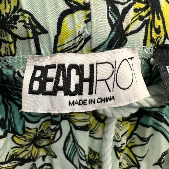 Beach Riot Women's Medium Floral Pants Wide Straight Leg Casual Tropical Summer - Picture 7 of 12